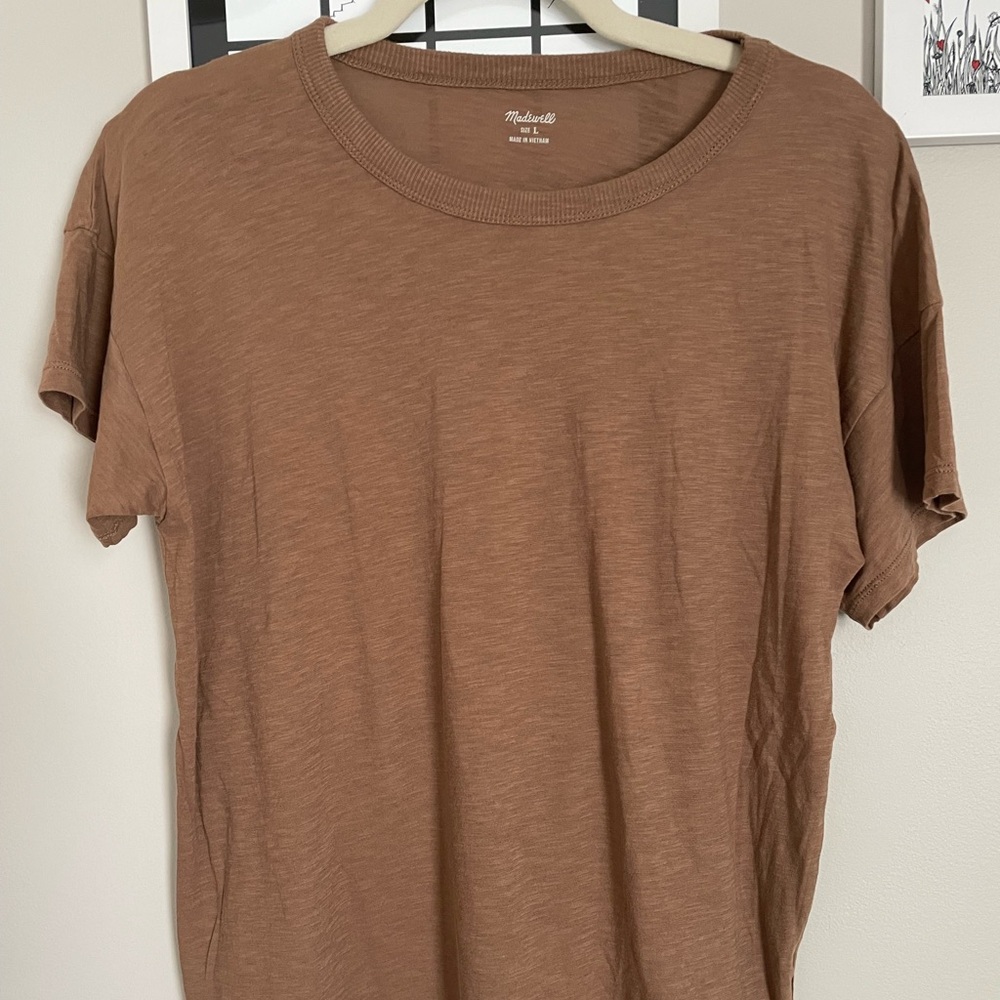 Madewell Chestnut Crew Neck Tee